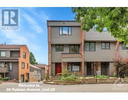 39 PUTMAN AVENUE UNIT#20, Ottawa, Ontario