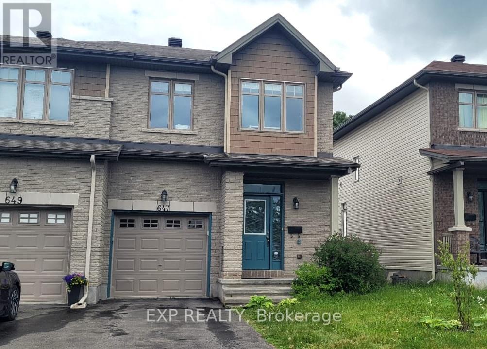 647 SUNBURST STREET, Ottawa, Ontario